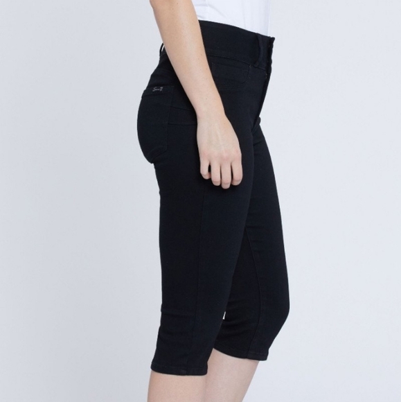SEVEN 7 JEANS HIGH RISE CURVY SKIMMER CROP JEANS P - Picture 3 of 7
